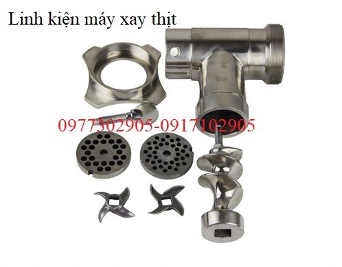 TRục xoắn - lưỡi dao - lưới sàng - Nắp vặn máy xay thịt