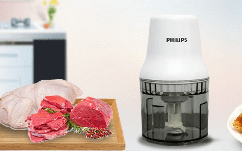 Máy xay thịt mini cho bé ăn dặm Philips HR1393