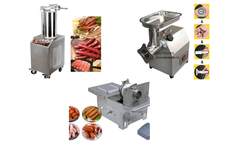 Các loại máy làm xúc xích phổ biến 